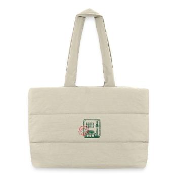 South Korea Souvenir – I Was There Design - Puffer Shopping Bag - natural - Front