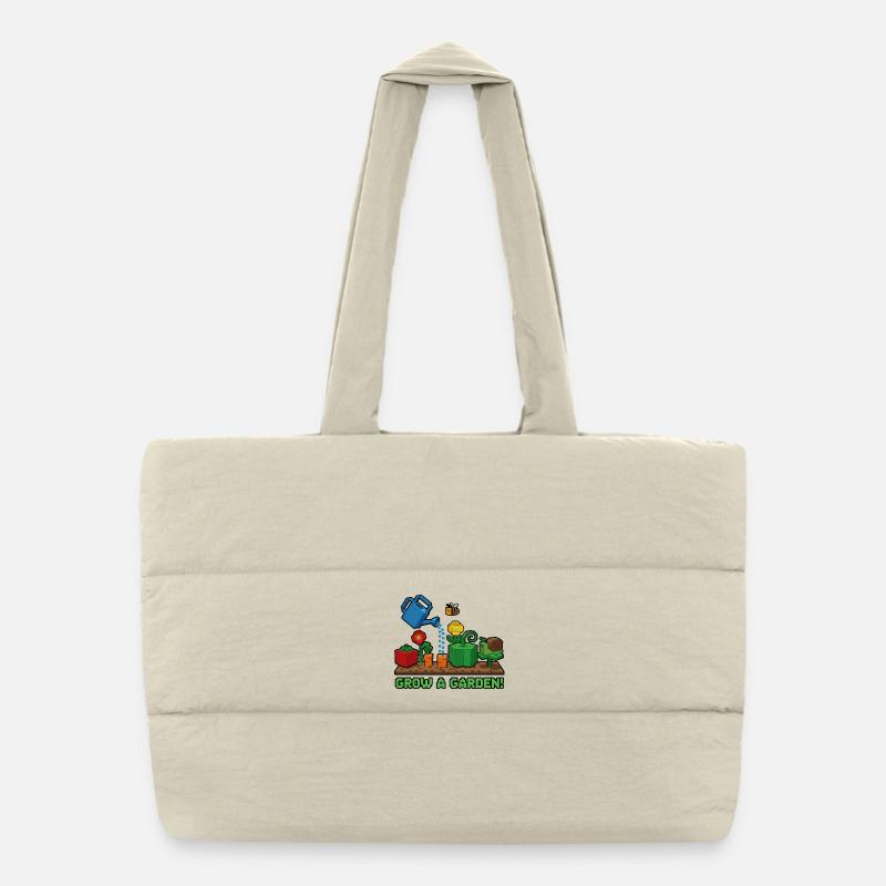 Pixel Garden : Planter et cultiver Sac shopping matelassé