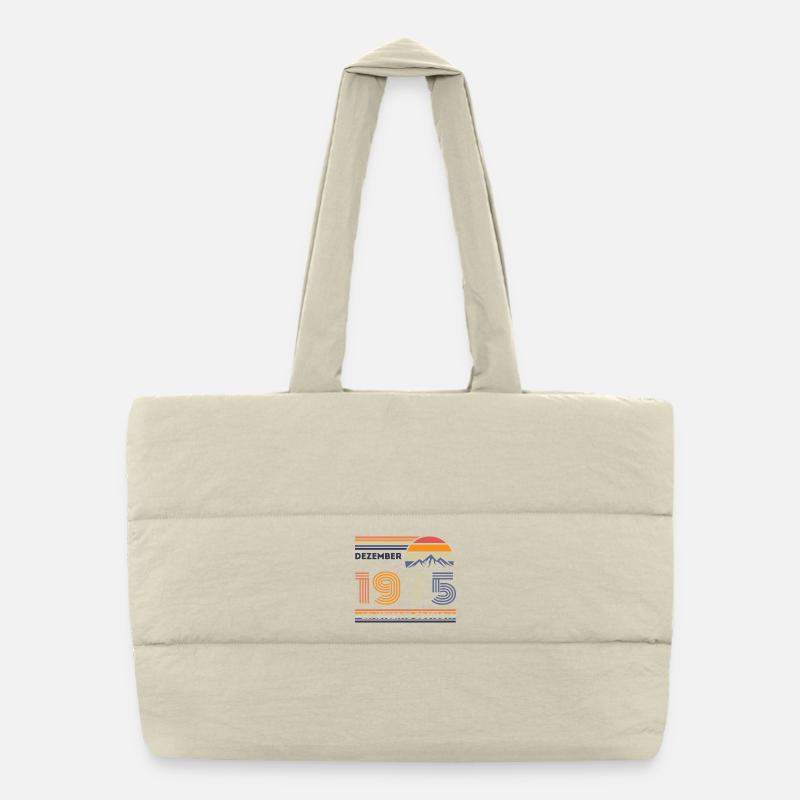 Vintage Anniversaire Limité – Décembre 1975 Sac shopping matelassé