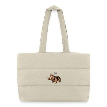 Yorkshire Terrier Yorkie Yorkie Owner Yorkies - Puffer Shopping Bag - natural - Front