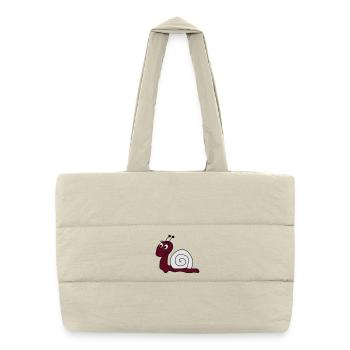 slug - Puffer Shopping Bag - natural - Front