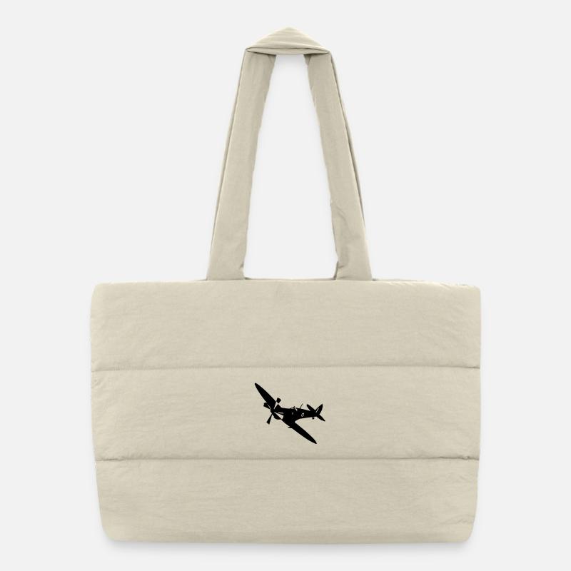Spitfire Mk 16 Puffer-Einkaufstasche