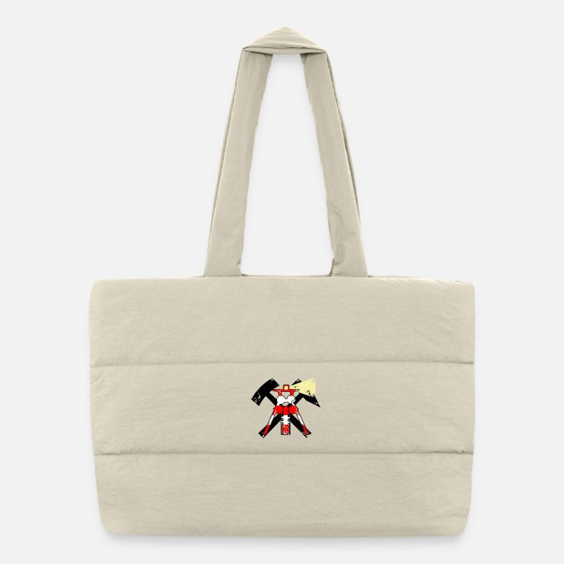 LEUCHTTURM SCHLÄGEL EISEN Puffer-Einkaufstasche