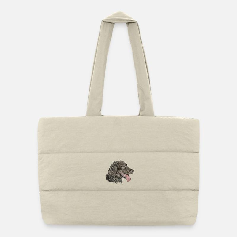 Quaildog - Sac shopping matelassé - blanc naturel