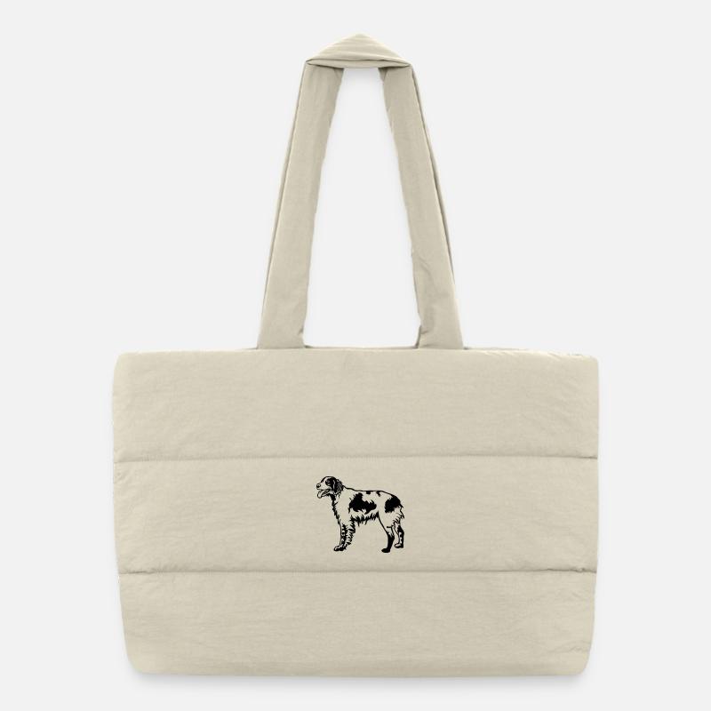 Epagneul Breton Puffer-Einkaufstasche