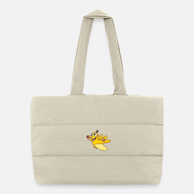 Banane Puffer-Einkaufstasche