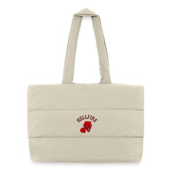 Devil, Satan, Devil, Hellfire - Puffer Shopping Bag - natural - Front