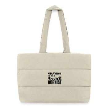 Okayest French horn player - Puffer Shopping Bag - natural - Front