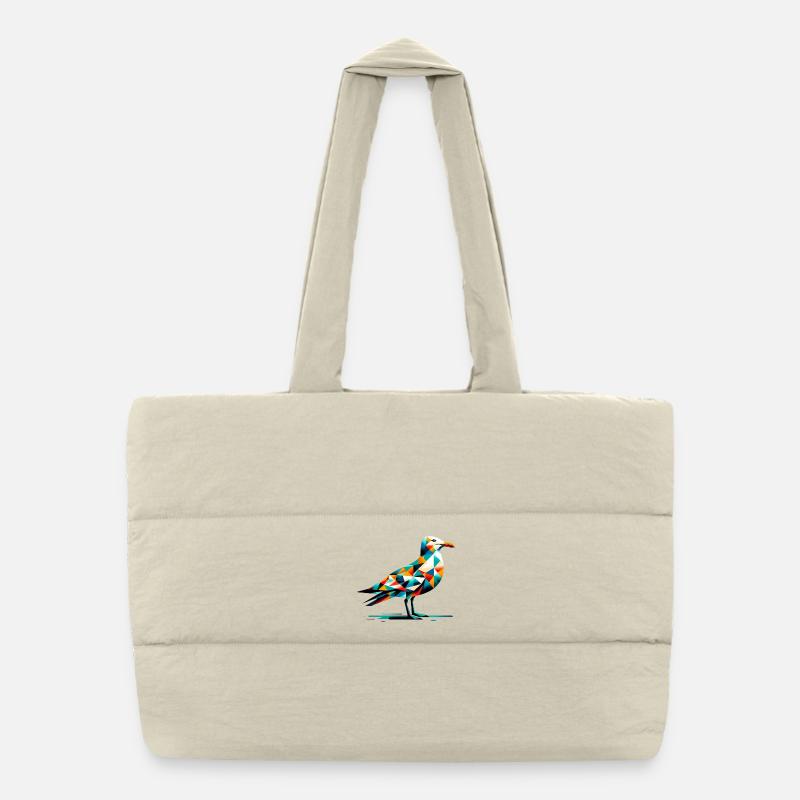 Mouette Sac shopping matelassé