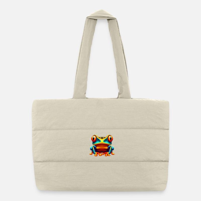 Grenouille Sac shopping matelassé