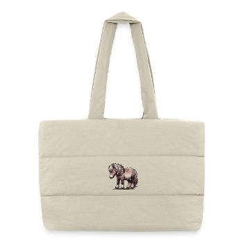 Pony - Puffer Shopping Bag - natural - Front