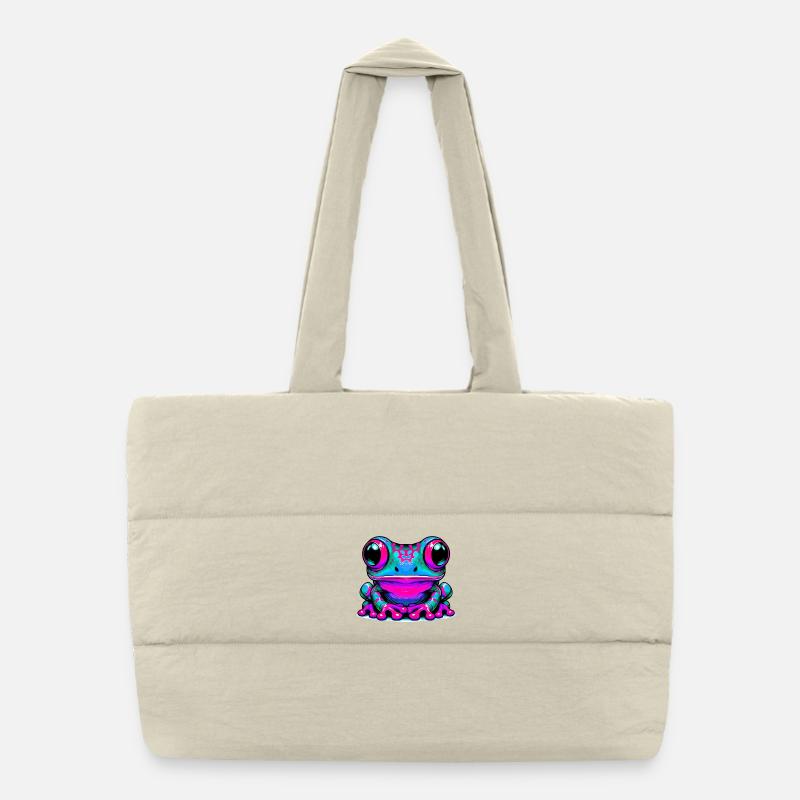 Grenouille Sac shopping matelassé