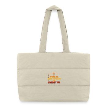 Whiskey Saying Whiskey Drinker Whiskey Lovers - Puffer Shopping Bag - natural - Front