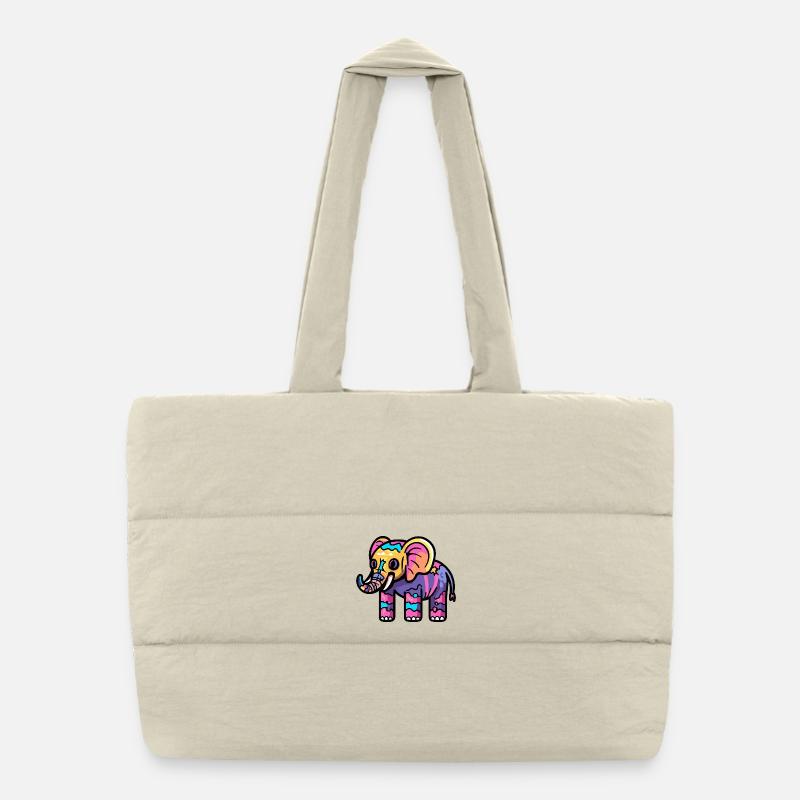 Sac shopping matelassé