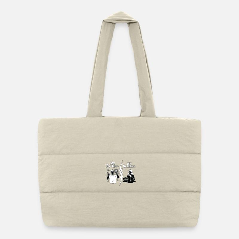 Nutritionist My Problem My Solution Pictogram Mom Puffer-Einkaufstasche