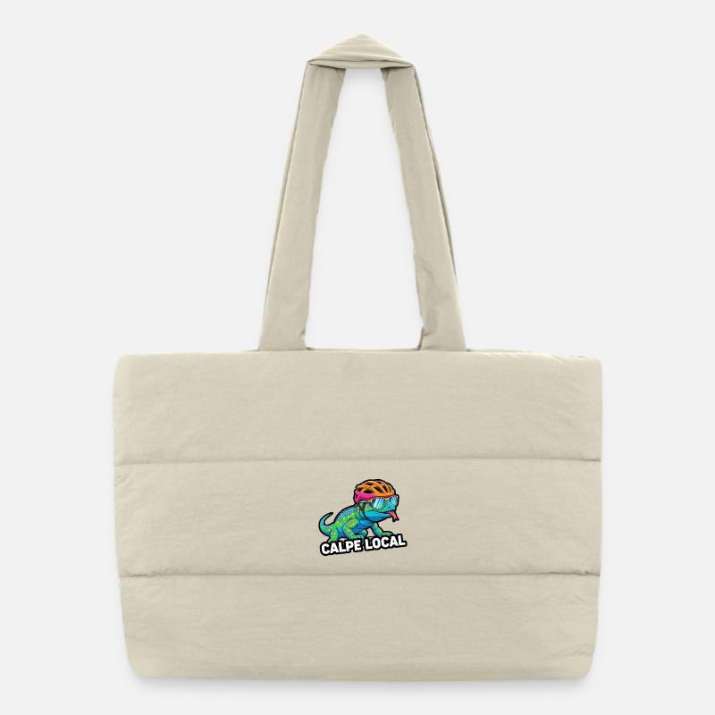 Lézard cycliste local de Calpe Sac shopping matelassé