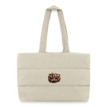 Too Hard To Handle - Puffer Shopping Bag - natural - Front