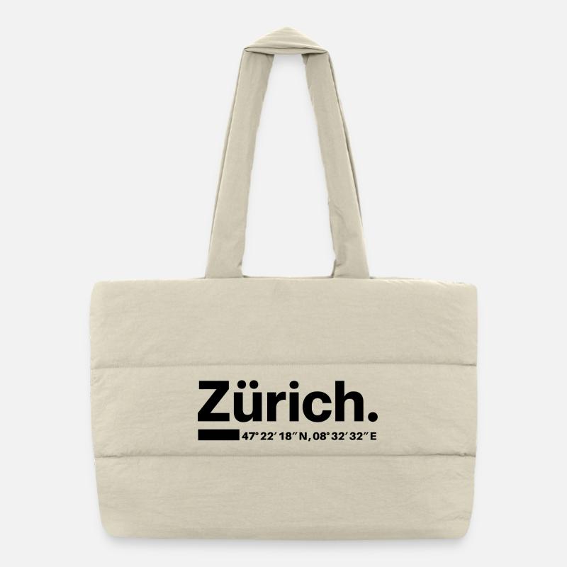 Coordonnées Zurich Sac shopping matelassé