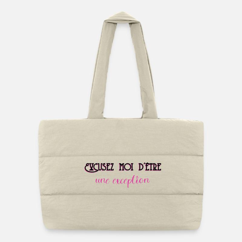 Entschuldigung, dass ich eine Ausnahme bin Puffer-Einkaufstasche