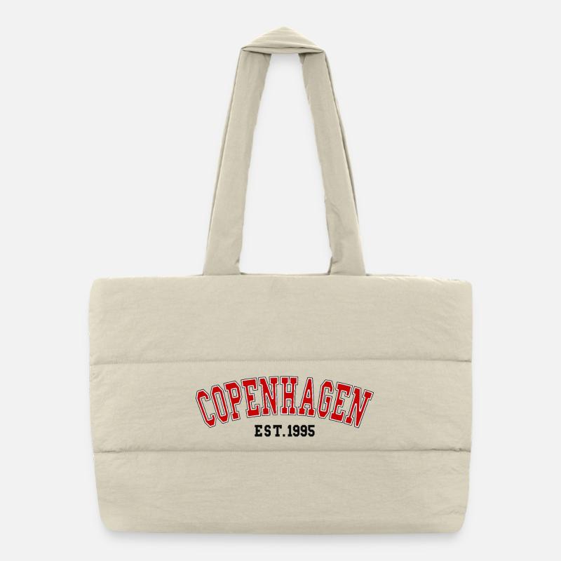 Copenhagen Est. 1995 Puffer Shopping Bag