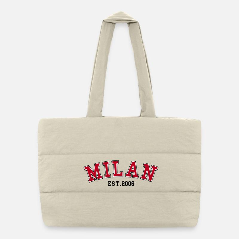 Mailand, gegründet 2006 Puffer-Einkaufstasche