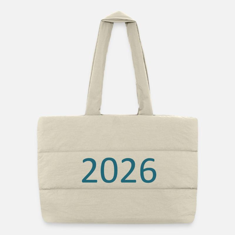 Année du numéro 2026 Sac shopping matelassé