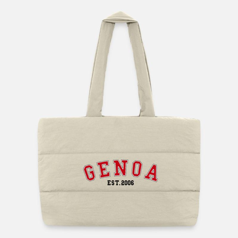 Genoa Est. 2006 Puffer Shopping Bag