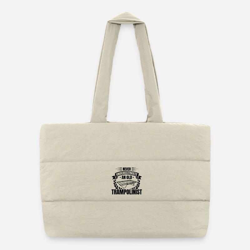 Trampoline pulper grand-père Sac shopping matelassé