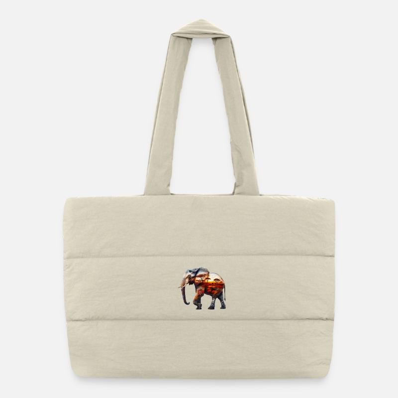 Sac shopping matelassé