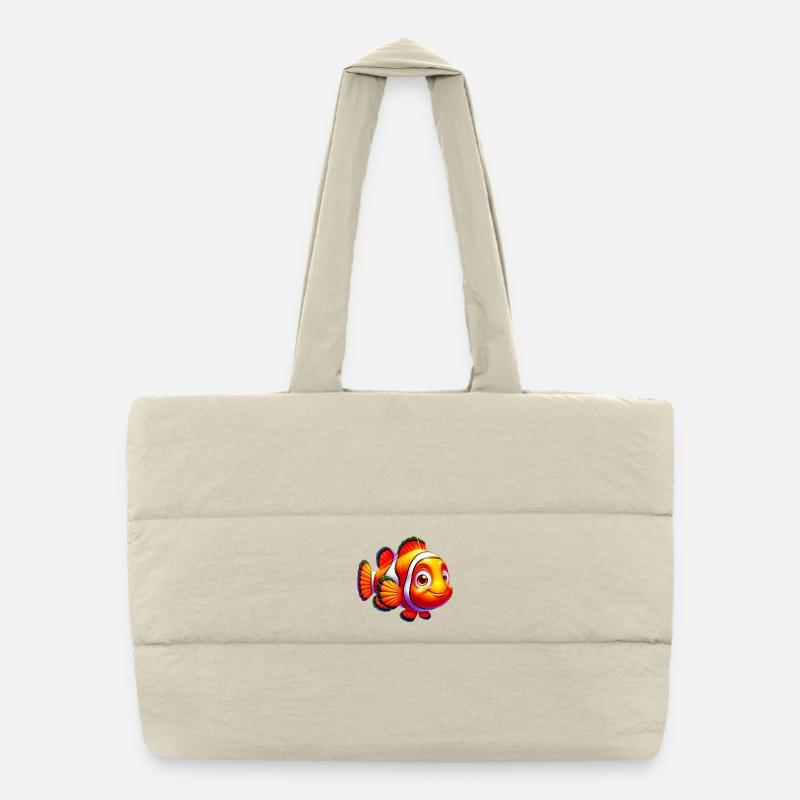 Clownfish Puffer Shopping Bag