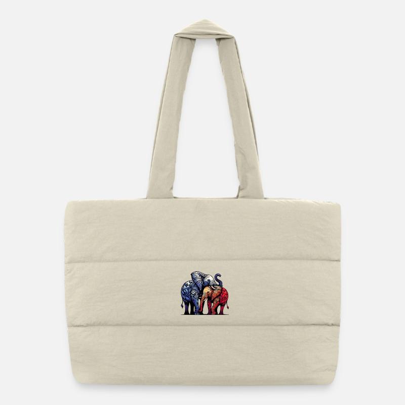 Sac shopping matelassé