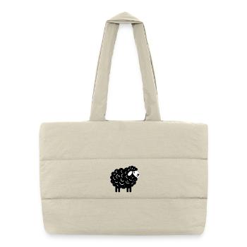 Black Sheep - Puffer Shopping Bag - natural - Front