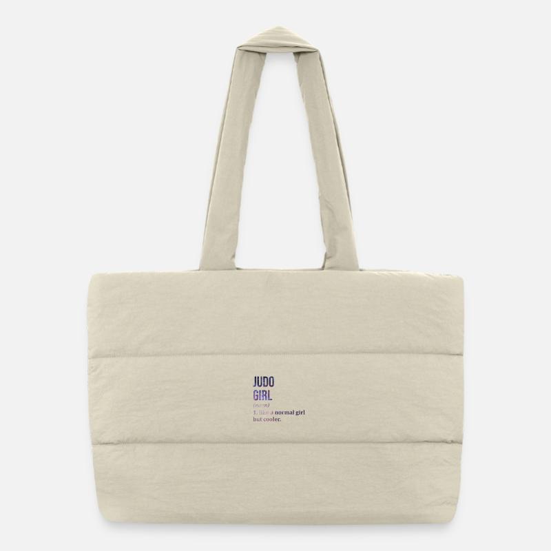 Judo Puffer Shopping Bag