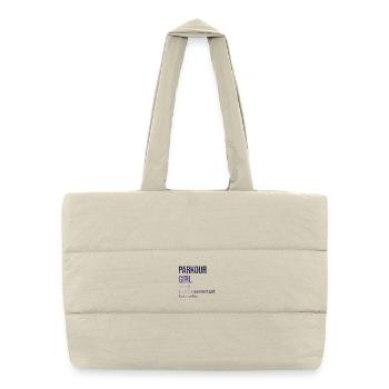 Parkour - Sac shopping matelassé - blanc naturel - Devant