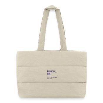 Ballon chasseur - Sac shopping matelassé - blanc naturel - Devant