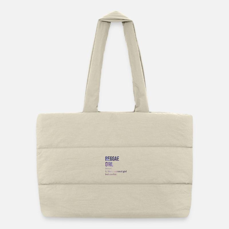 Reggae Puffer-Einkaufstasche