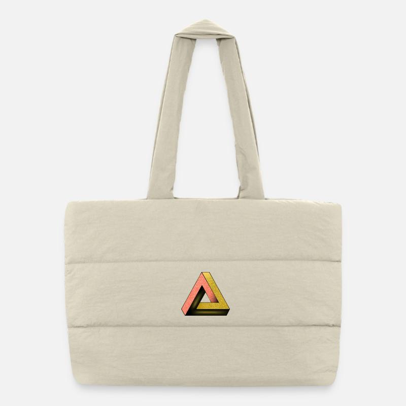 Triangle de Penrose Sac shopping matelassé