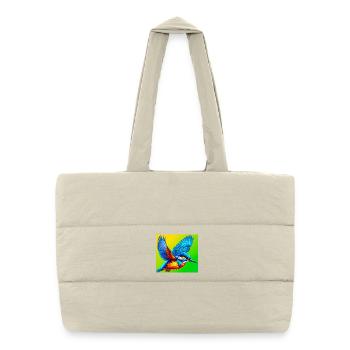 kingfisher - Puffer Shopping Bag - natural - Front