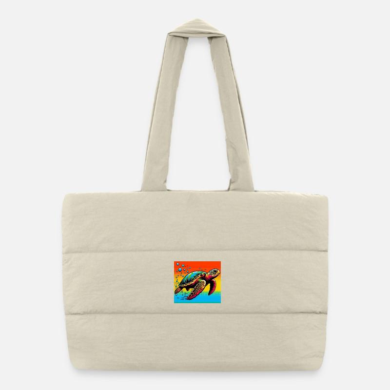 Schildkröte Puffer-Einkaufstasche