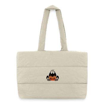 PUMPKIN - Puffer Shopping Bag - natural - Front