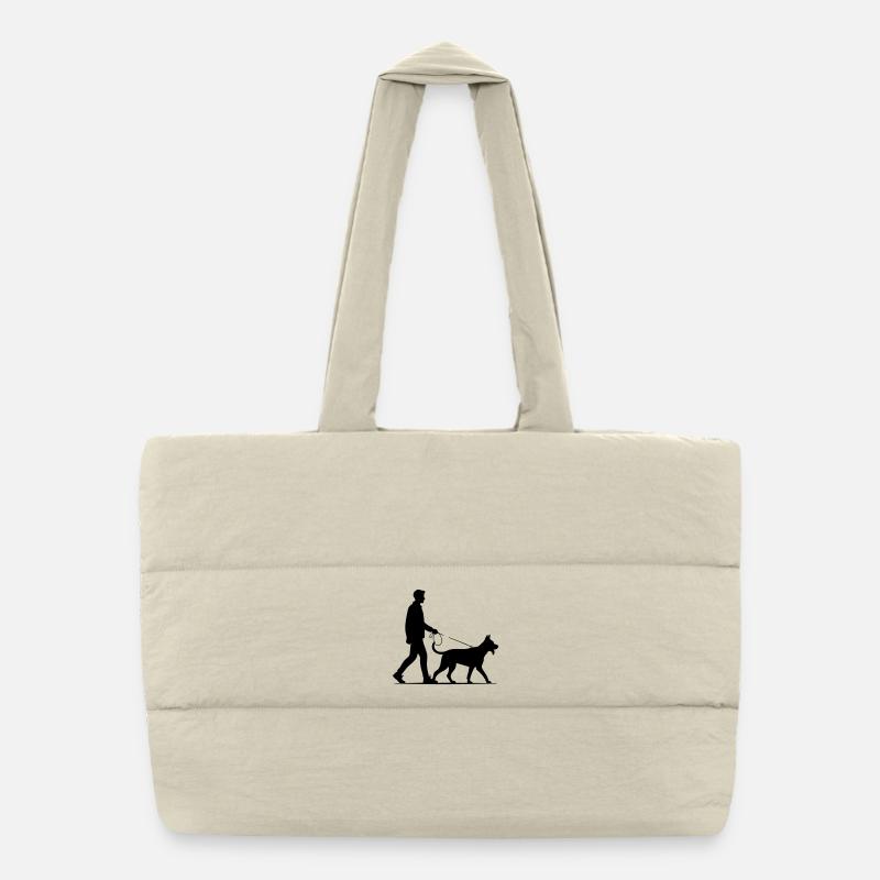 Chien Sac shopping matelassé