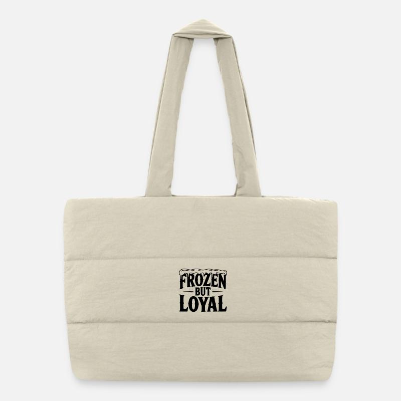 Frozen but Loyal Puffer Shopping Bag