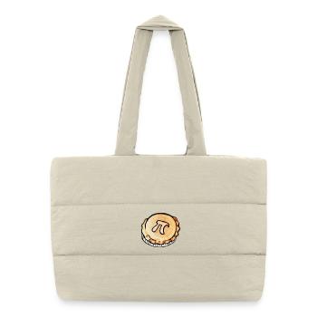 T-shirt graphique Pi Pie - Sac shopping matelassé - blanc naturel - Devant