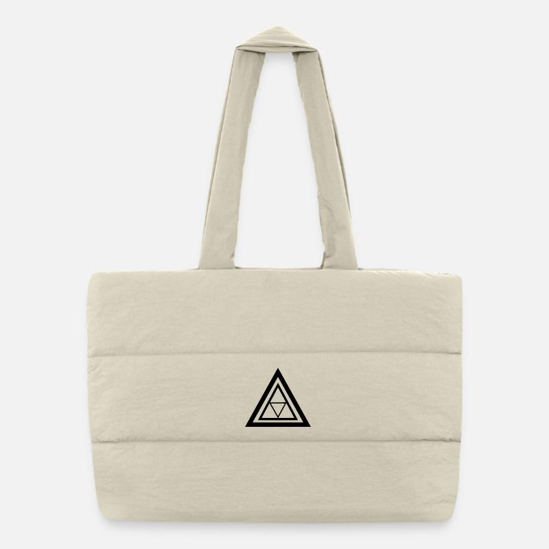 Modern abstract design Puffer Shopping Bag