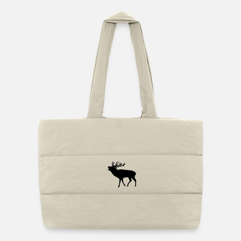 Deer Puffer Shopping Bag