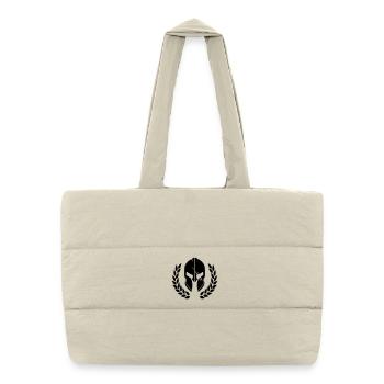 sparta - Sac shopping matelassé - blanc naturel - Devant