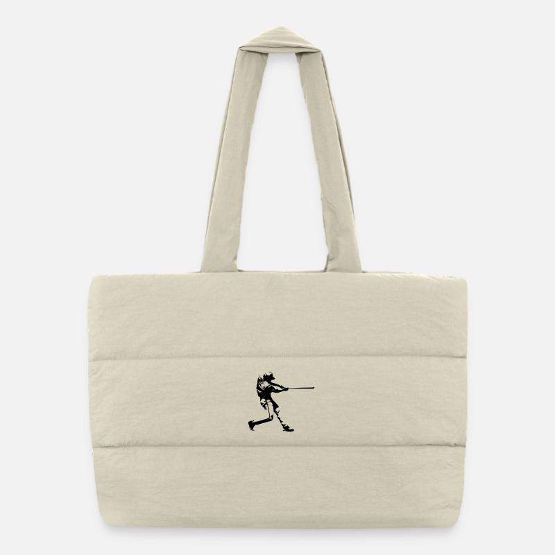 Conception de baseball Sac shopping matelassé