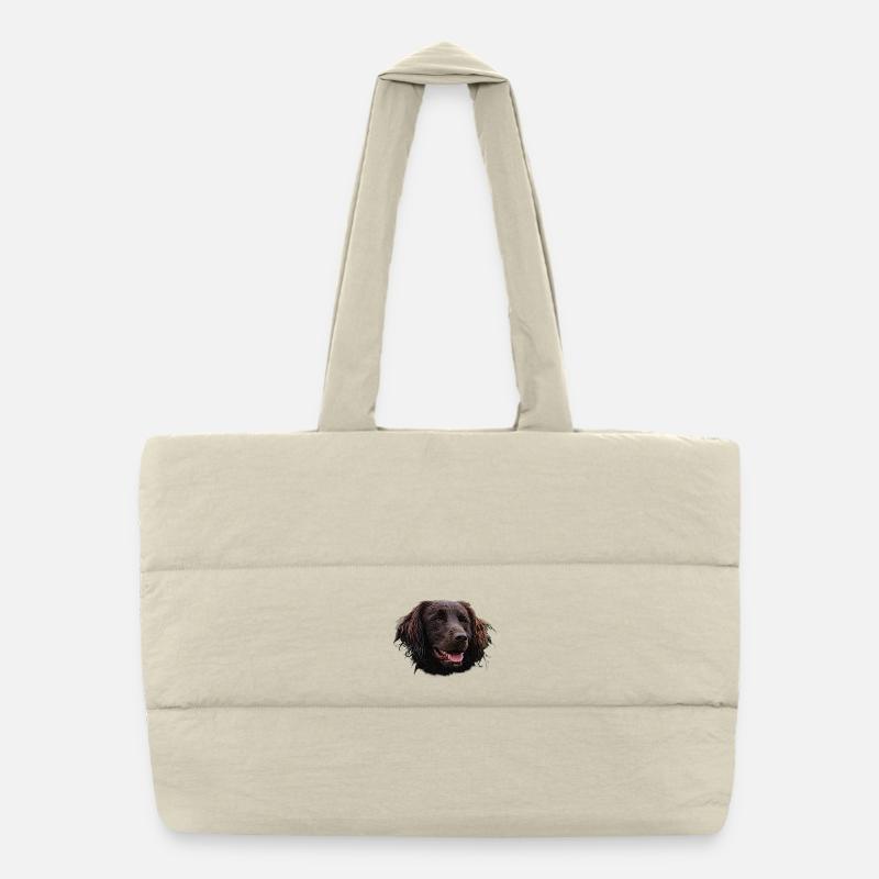 Münsterländer, chiens, chien de chasse Sac shopping matelassé