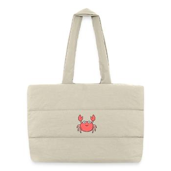 Crab Crab - Puffer Shopping Bag - natural - Front