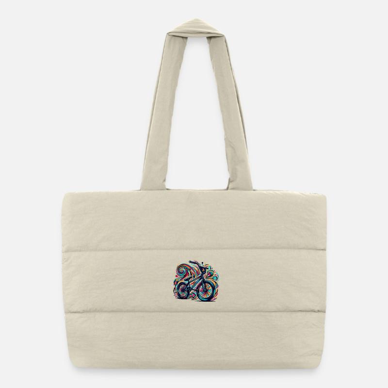 Vélo Bmx Retro - BMX Vintage Design Sac shopping matelassé
